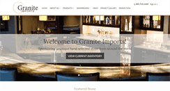 Desktop Screenshot of graniteimports.net